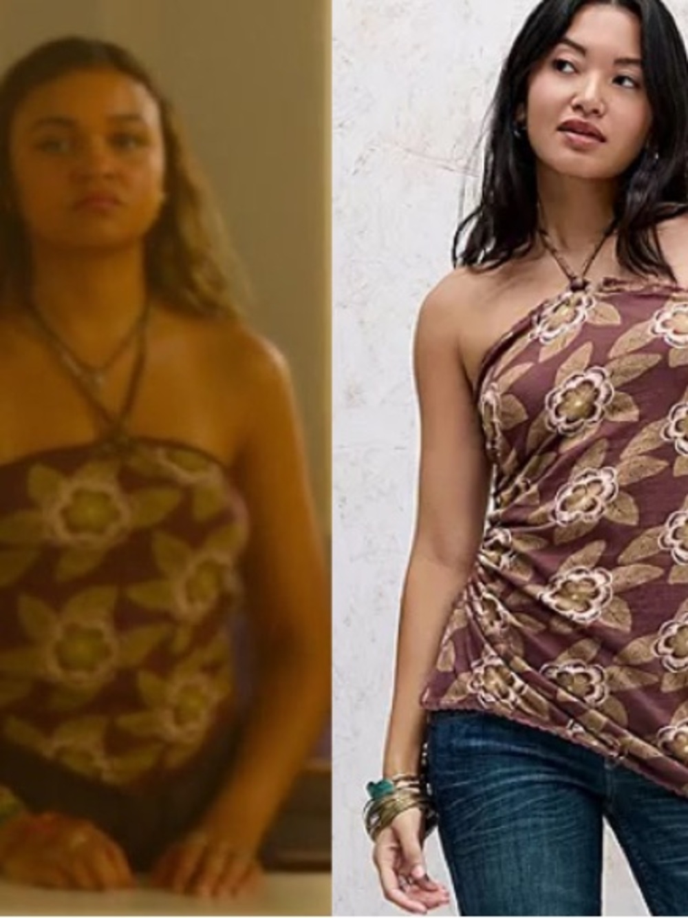 Kiara OBX S5 Urban Outfitters Kimchi Blue  Jona Ring Halter Top